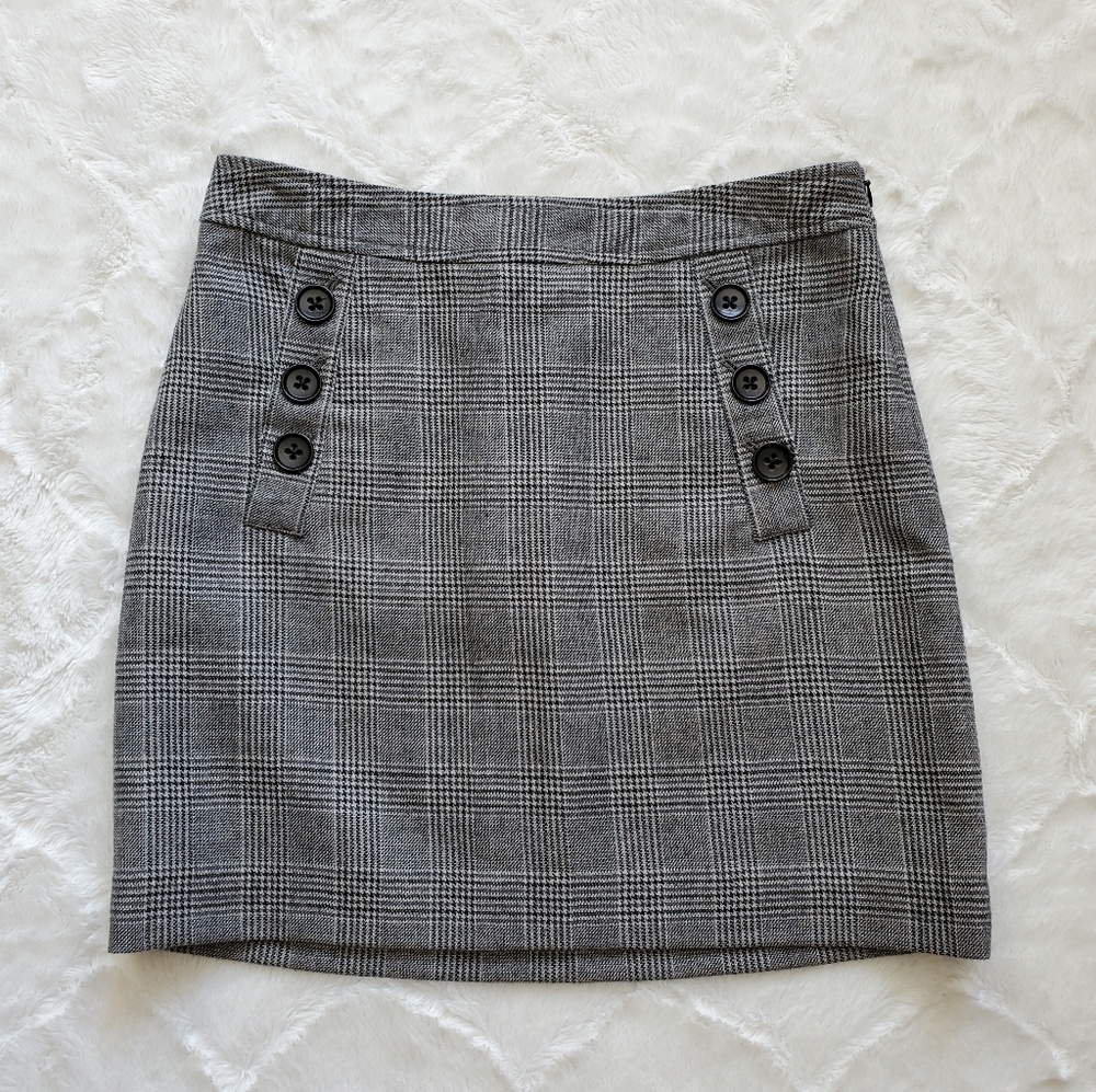 Banana Republic Plaid Mini-Skirt